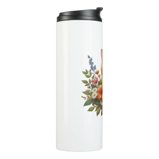 Bouteilles Isothermes Le Kitty en fleurs". 🐾 🌼 (Tourné sur la gauche)