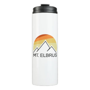 Bouteilles Isothermes Le Mont Elbrus Russie Rétro