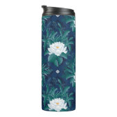 Bouteilles Isothermes Le Motif blanc Lotus Midnight Lotus (Tourné sur la droite)