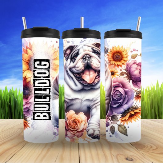 Bouteilles Isothermes Le paradis floral de Bulldog