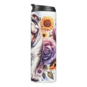 Bouteilles Isothermes Le paradis floral de Bulldog (Tourné sur la droite)