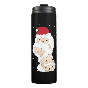 Bouteilles Isothermes Le poison de Santa Claus Sheep Christmas Lamb Farm