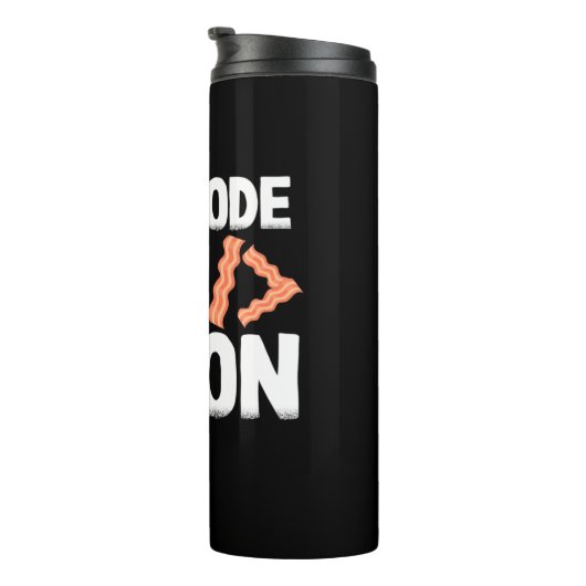Bouteilles Isothermes Le Programmeur Va Code Pour Bacon (Tourné sur la droite)