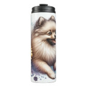 Bouteilles Isothermes Le rêve floral fluide de Poméranie (Devant)