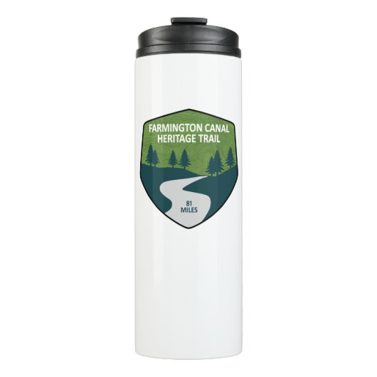 Bouteilles Isothermes Le sentier patrimonial du canal de Farmington est (Devant)