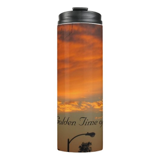 Bouteilles Isothermes Le temps d'or du jour (Devant)