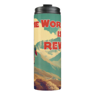 Bouteilles Isothermes Le Travail Est La Récompense Runner Mountains
