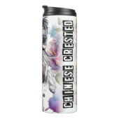 Bouteilles Isothermes Le vol floral de Chinese Crested (Tourné sur la droite)