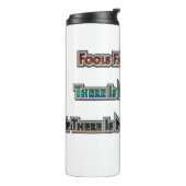 Bouteilles Isothermes L'économie contre l'environnement (Tourné sur la gauche)