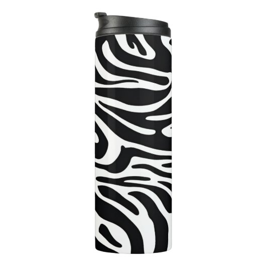 Bouteilles Isothermes Légendes d'impression Zebra (Tourné sur la droite)