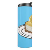 Bouteilles Isothermes Lemon cheesecake cartoon illustration (Tourné sur la gauche)