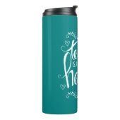 Bouteilles Isothermes L'enseignement est un travail d'expression (Tourné sur la gauche)