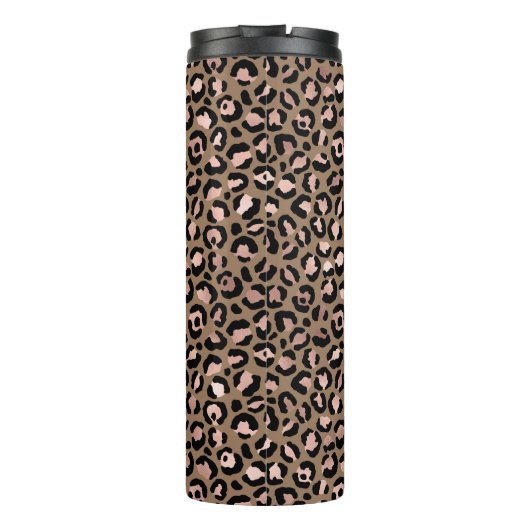Bouteilles Isothermes Léopard Brown rose (Dos)