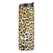 Bouteilles Isothermes leopard jaune et blanc dessiné à la main (Tourné sur la gauche)