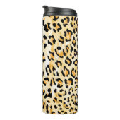 Bouteilles Isothermes leopard jaune et blanc dessiné à la main (Tourné sur la droite)