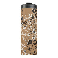 Léopard moderne : motif de nature sauvage.