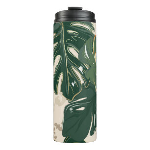Bouteilles Isothermes Leopard motif, poster de animal design transparent