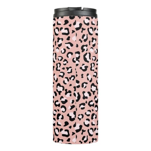 Bouteilles Isothermes Léopard Print, Léopard Spots, Rose Léopard (Dos)