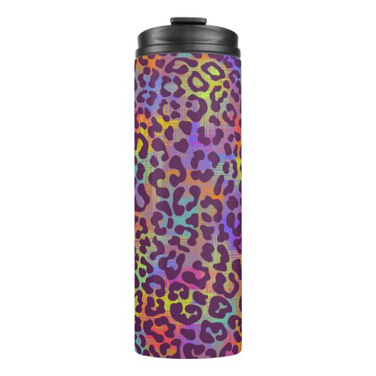 Bouteilles Isothermes Leopard skin pattern. Repeating seamless animal ba (Devant)