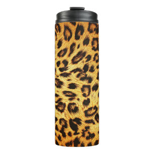 Bouteilles Isothermes Leopard tendance : Motif de design de peau.