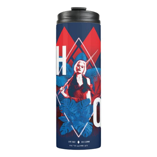 Bouteilles Isothermes L'équipe du suicide | Harley Quinn Fern & Diamonds (Devant)