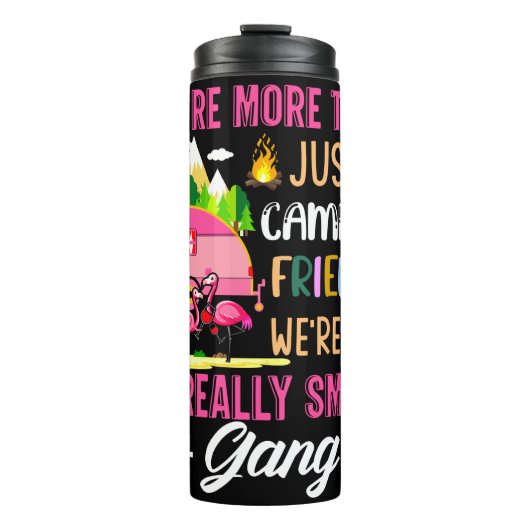 Bouteilles Isothermes Les Amis Du Camping Sont Comme Une Petite Bande (Devant)