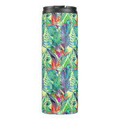 Bouteilles Isothermes Les colibris d'aquarelle | ajoutent votre initiale (Dos)