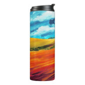 Bouteilles Isothermes Les collines rouges jaunes (Tourné sur la gauche)
