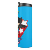Bouteilles Isothermes Les étoiles de la Chibi Justice League of America (Tourné sur la droite)