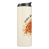 Bouteilles Isothermes Les feuilles Tournent, L'Automne Appelle - Chaud A (Tourné sur la gauche)