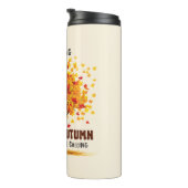 Bouteilles Isothermes Les feuilles Tournent, L'Automne Appelle - Chaud A (Tourné sur la droite)