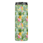 Bouteilles Isothermes Les fleurs et les ananas tropicaux | ajoutent (Dos)