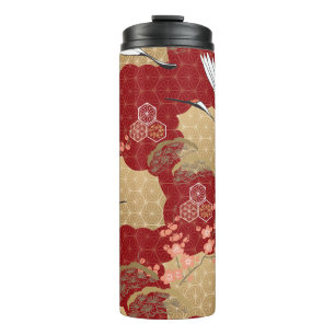 Bouteilles Isothermes Les fleurs japonaises de kimono