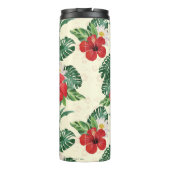 Bouteilles Isothermes Les fleurs tropicales du Lotus Blanc (Dos)