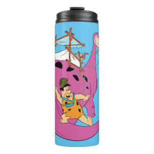 Bouteilles Isothermes Les Flintstones   Fred glissant en bas de la queue