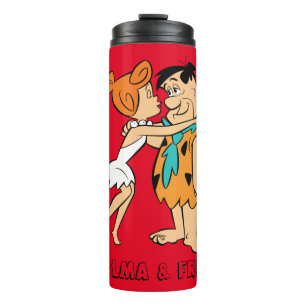 Bouteilles Isothermes Les Flintstones   Wilma embrassant Fred