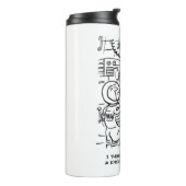 Bouteilles Isothermes Les hommes de l'espace écoutent frapper à la porte (Tourné sur la gauche)