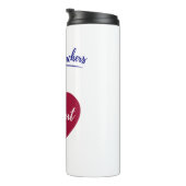 Bouteilles Isothermes Les meilleurs professeurs enseignent du coeur (Tourné sur la droite)