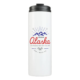 Bouteilles Isothermes Les montagnes de l'Alaska sont appelant moi