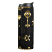 Bouteilles Isothermes Les Patters de Seamless avec Golden Keys (Tourné sur la gauche)