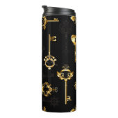 Bouteilles Isothermes Les Patters de Seamless avec Golden Keys (Tourné sur la droite)