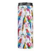 Bouteilles Isothermes Les perroquets de style d'aquarelle | ajoutent (Dos)