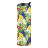 Bouteilles Isothermes Les perroquets et le fruit tropical | ajoutent (Tourné sur la gauche)