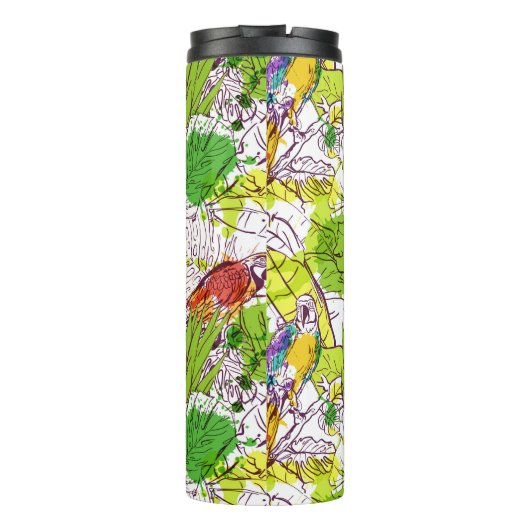 Bouteilles Isothermes Les perroquets tropicaux (Dos)