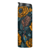 Bouteilles Isothermes Les souris font la fête en orange et bleu (Tourné sur la droite)