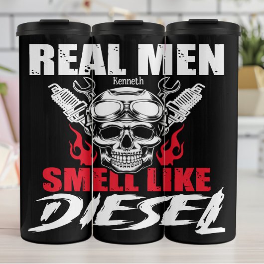 Bouteilles Isothermes Les vrais hommes sentent comme du diesel