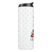 Bouteilles Isothermes Let's Go! Walk Flat-Coated Retriever Dog (liver) (Tourné sur la gauche)