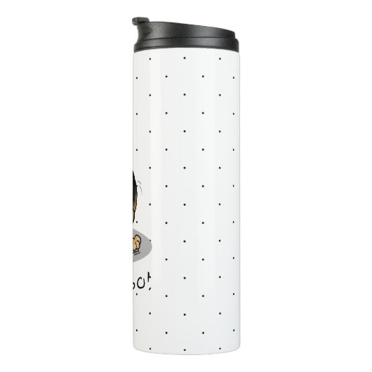 Bouteilles Isothermes Let's Go! Walk German Shepherd Dog (black tan) (Tourné sur la droite)