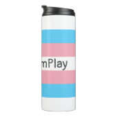 Bouteilles Isothermes #Let'ThemPlay Drapeau Transgenre Athlètes (Tourné sur la droite)