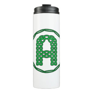 Bouteilles Isothermes Lettre Initiale A Monogramme En Style Celtique